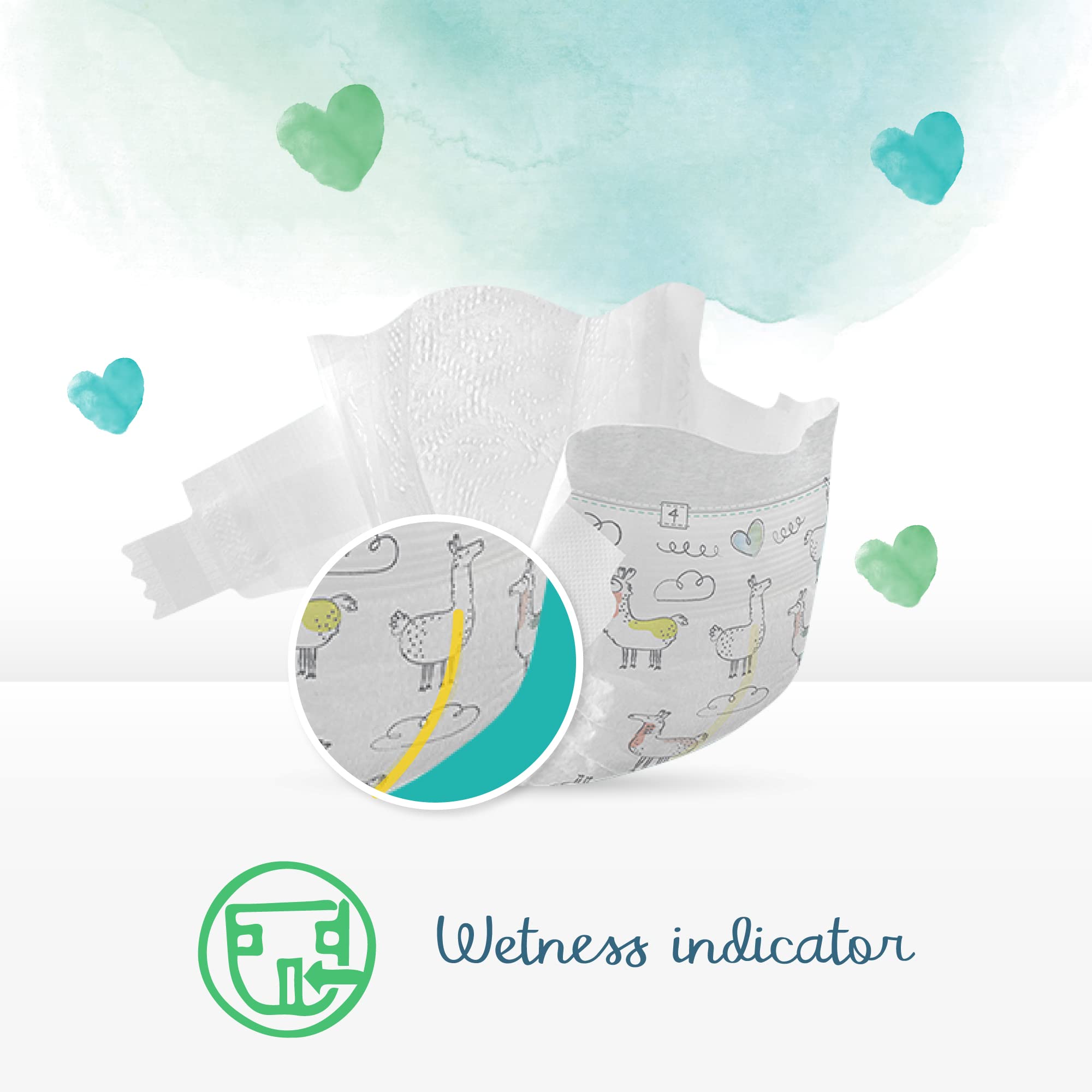 Pampers Pure Protection Dermatologically Tested Diapers, Size 2, 4-8Kg, 78 Diaper Count, Pack Of 2 Pieces بامبرز حفاضات بيور بروتكشن تم اختبارها من قبل اطباء الجلدية، مقاس 2، 4-8 كغم، 78 حفاضة، عبوة من قطعتين Pampers Pure Protection Dermatologically Tested Diapers, Size 2, 4-8Kg, 78 Diaper Count, Pack Of 2 Pieces بامبرز حفاضات بيور بروتكشن تم اختبارها من قبل اطباء الجلدية، مقاس 2، 4-8 كغم، 78 حفاضة، عبوة من قطعتين